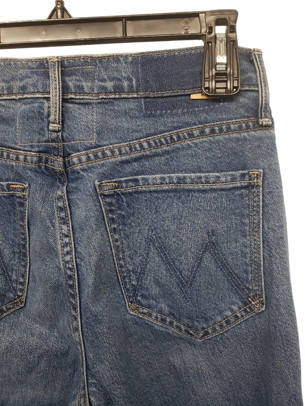 Mother The Outsider Flood Denim Flare Blue Jeans Field Trip Womens 26 - Picture 13 of 15
